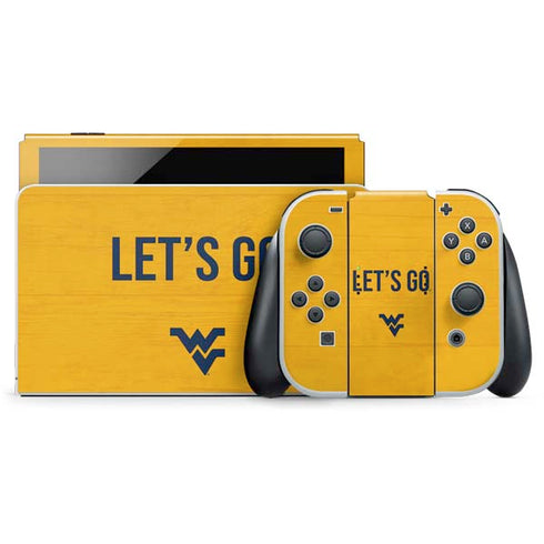 West Virginia University Mountaineers Nintendo Switch OLED (2021) Skin